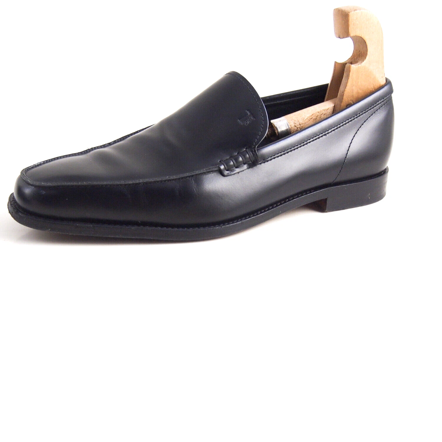 TOD’S TOD's mocassini mocassini in pelle nera scarpa da uomo taglia EU 40 US 7
