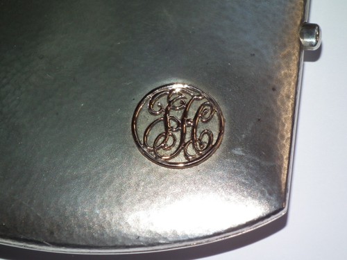 Scarce 1902 Art Nouveau Silver Pearl Gold Cgarette case By Heinrich Levinger - Picture 3 of 12