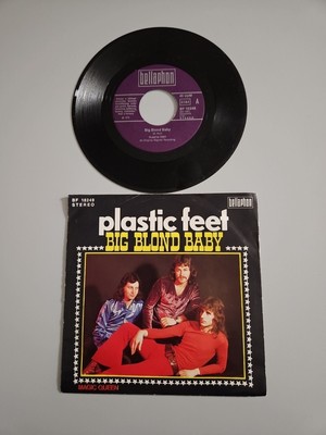 plastic feet Big Blond Baby & Magic Queen Singles Platte aus 1974 von Bellaphon