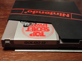 NES : GOLGO 13 : TOP SECRET EPISODE !!  CARTRIDGE, SLEEVE, MANUAL !!