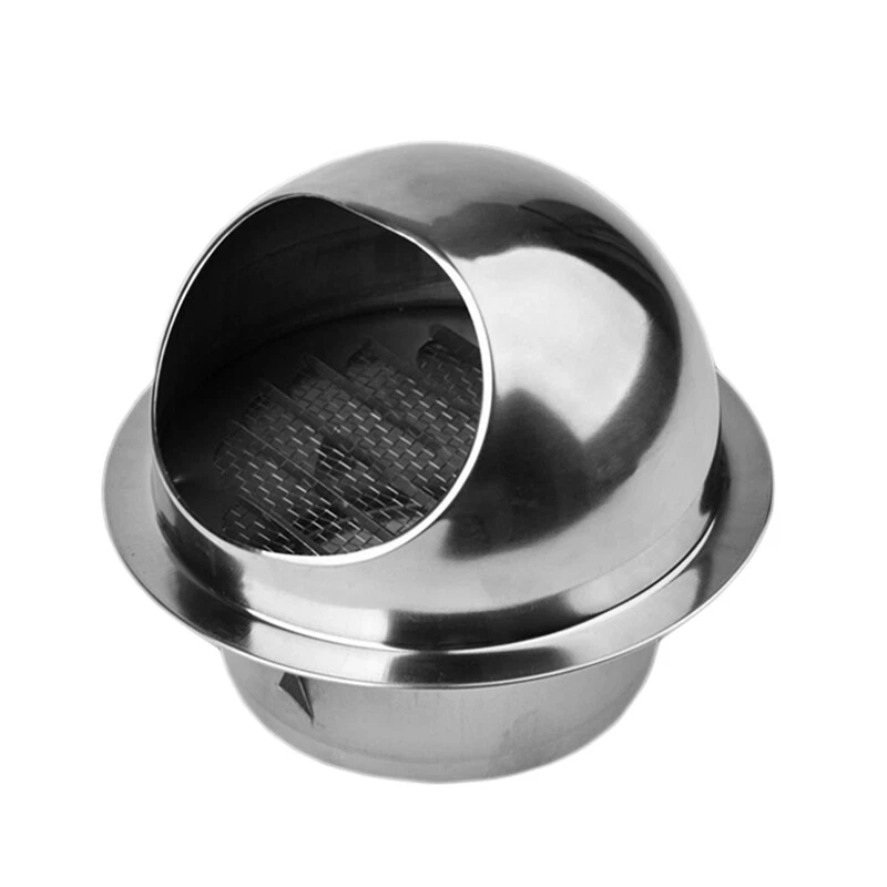 304 Stainless Steel Round Grille Ventilation Cover Wall Vent Outle U7O9 |  eBay
