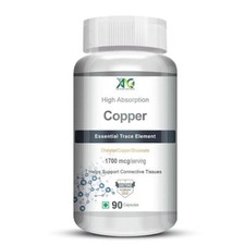 ANC Chelated Copper Gluconate   Support Connective Tissues  1700mcg   90 Capsule