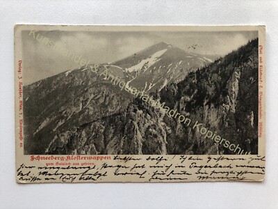 AK Gaisach Schneeberg Klosterwappen Klagenfurt Land, Bezirk um 1902