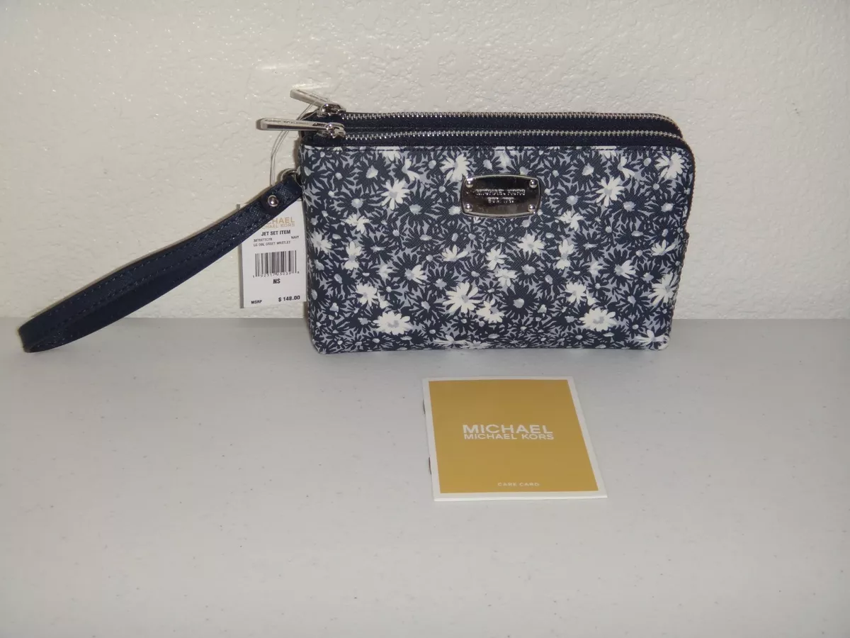 Michael kors best sale blue flower purse