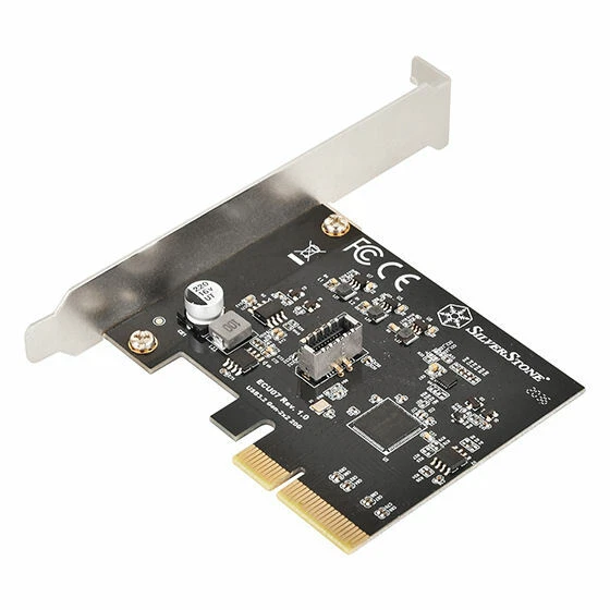 Silverstone ECU07 1 x USB-C (20Gbps) 3.2 PCI-Express Gen 3x4 Expansion Card - Image 2 of 4