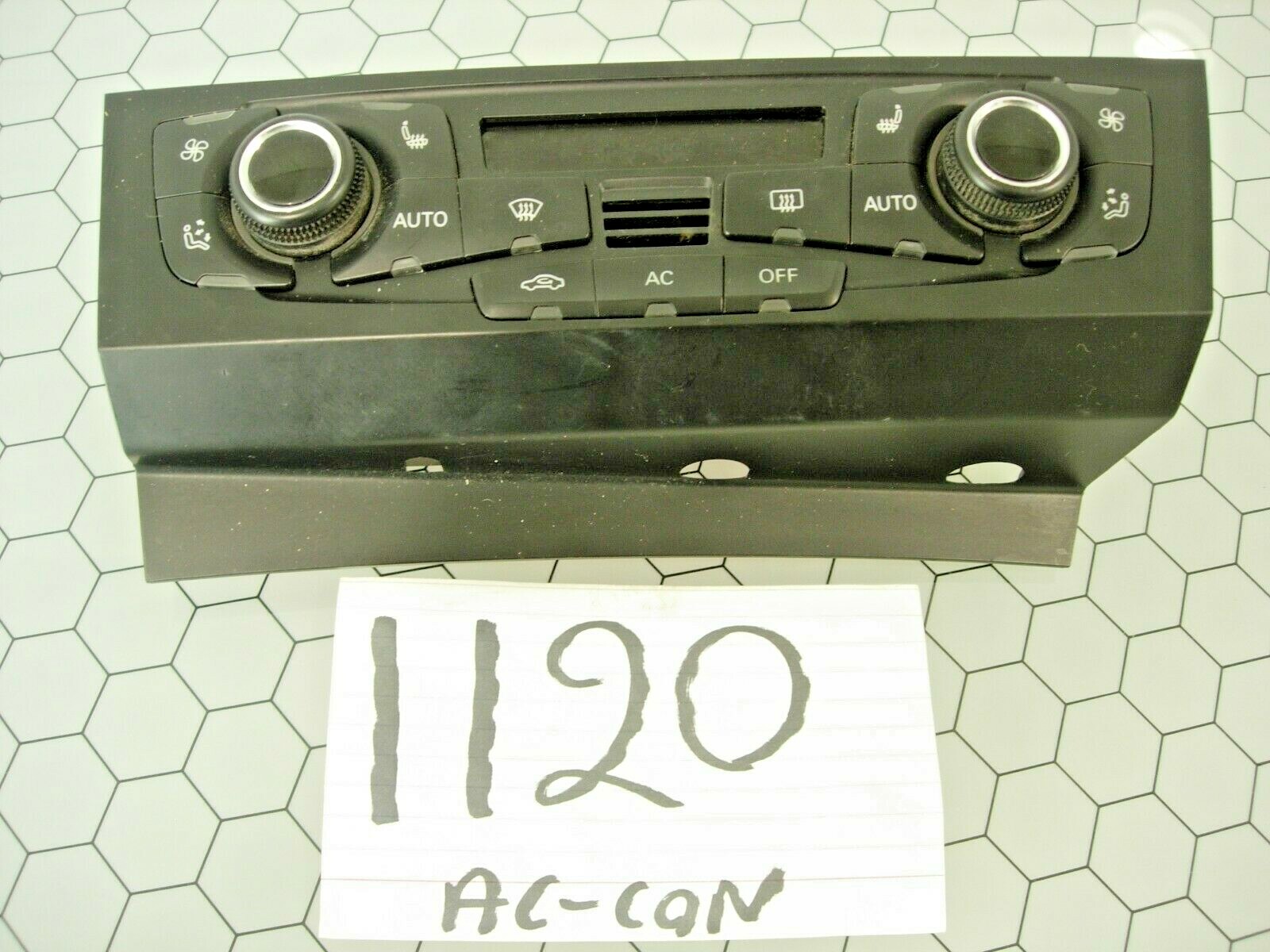 2009 2010 2011 2012 Audi Q5 AC and Heater Control Used Stock #1120-AC 