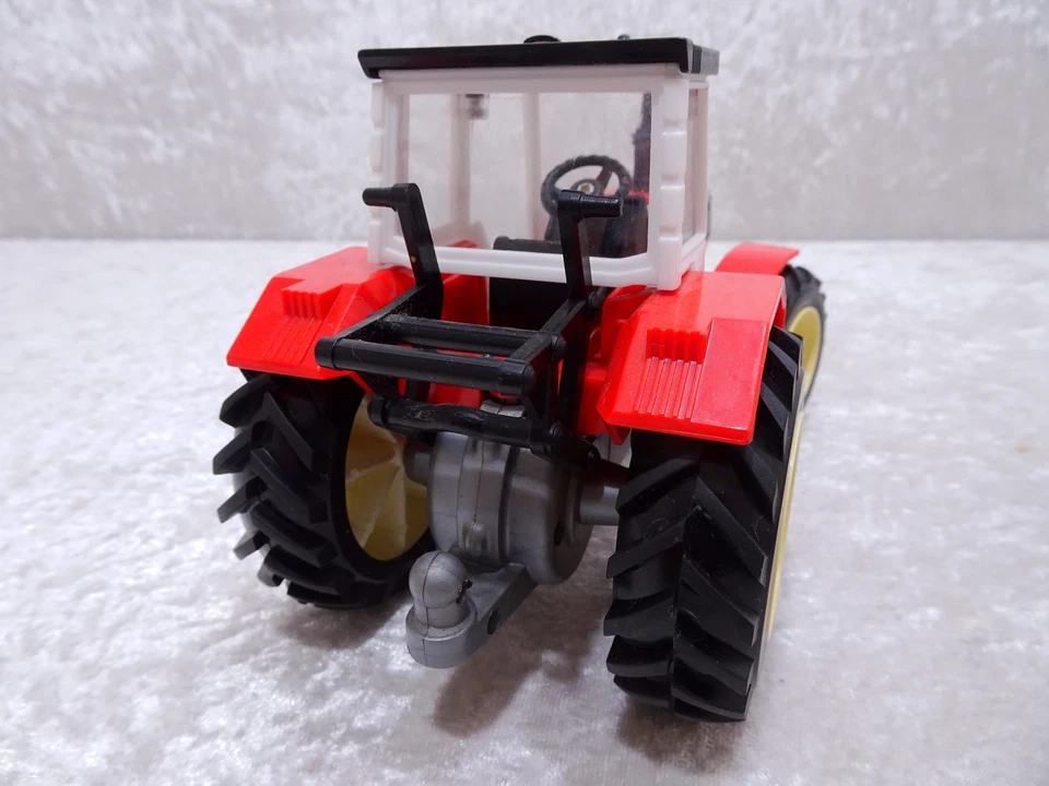 Dickie Toys Design Modell Farm Tractor Traktor mit Holzanhänger - Vintage - Bild 4 von 4