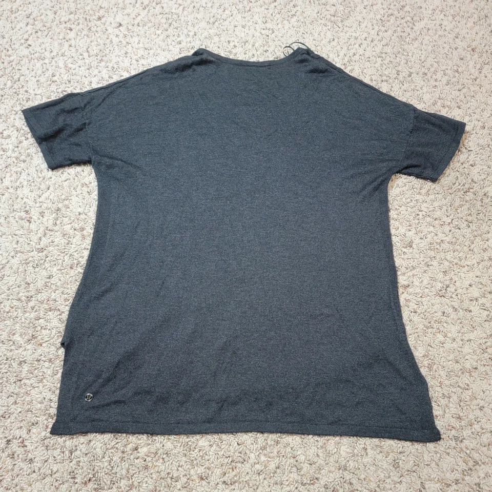 LULULEMON DAYA TOP TEJIDO MEZCLA CACHEMIR, NEGRO, TALLA 6? Foto 3 de 4