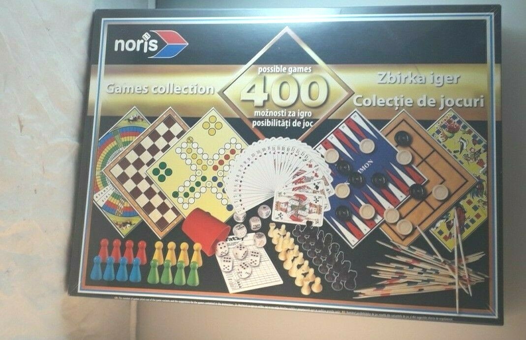 Noris Games Collection 400 possible games - Board Games  NEW SEALED