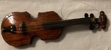 Vintage Wooden Violin Or Fiddle 5  Ornament
