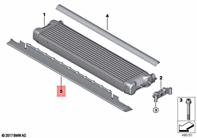 Genuine BMW G15 M850iX Coupe Collision Protection 17119427997 | eBay 