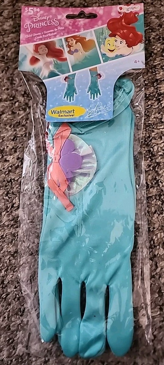 げん Disney Princess Ariel Child Gloves Costume Accessory Mermaid Dress