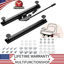 Racewill Seat Track Assembly Kit w/ Hardware For Go Kart Go Cart Seats Universal