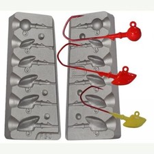 Erie Jig Mold 6g–18g (0.21–0.63oz) + Ball Jig 10g (0.35oz) for VMC 5150