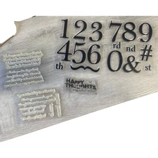 Lot of Stamps Unmounted Numbers Sayings