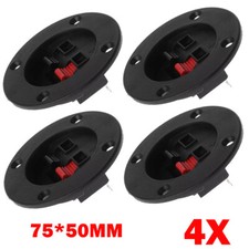 4X Screw In Terminal Cup For Car Audio Stereo Speaker Box Cabinet Enclosure USA