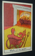 CPA CARTE POSTALE 1930-1940 PUBLICITE BOULETS CHARBON ROCHEBELLE CHAUFFAGE