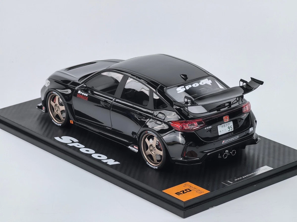 Spoon Civic Type R 1/18 スケールモデル 1/18 Peako Civic Type R FL5 Spoon Sport White Limtied 100