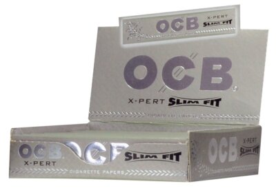 OCB X-Pert King Size Slim Ultra Thin Rolling Papers (Full Box of 24 Booklets)