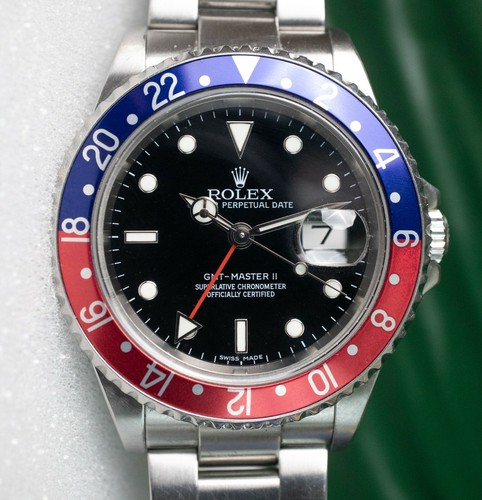 Rolex GMT Master II 16710 T Pepsi 3186 