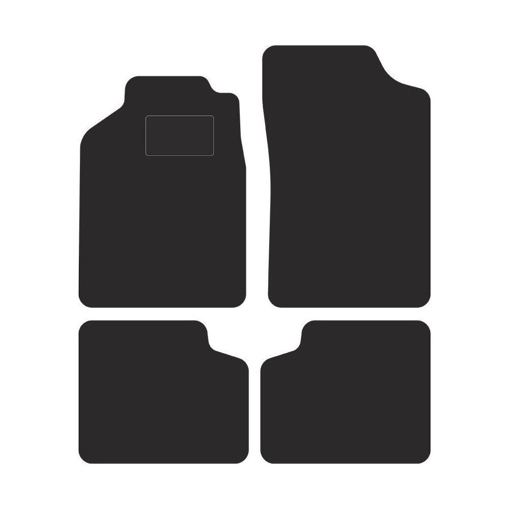 Moquette de sol STREAK velours marron haut de gamme pour berline Citroën Xantia