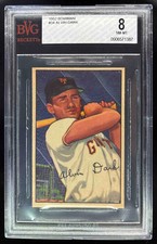 1952 Bowman #34 Al Dark UER BGS 8