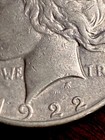 1922 UNITED STATES OF AMERICA PEACE DOLLAR IN VERY NICE SHAPE ~ WELL CARED FOR — photo 7