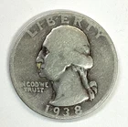 1938-S Washington Quarter - Low Mintage - Free Shipping
