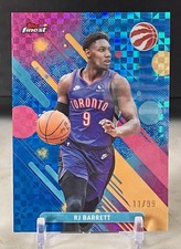 2025 Topps Finest RJ Barrett Blue X-Fractor /99