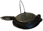 WARDWAY Montgomery Ward Cast Iron Waffle Maker w/Low Base 8” Patent 1925 WAGNER