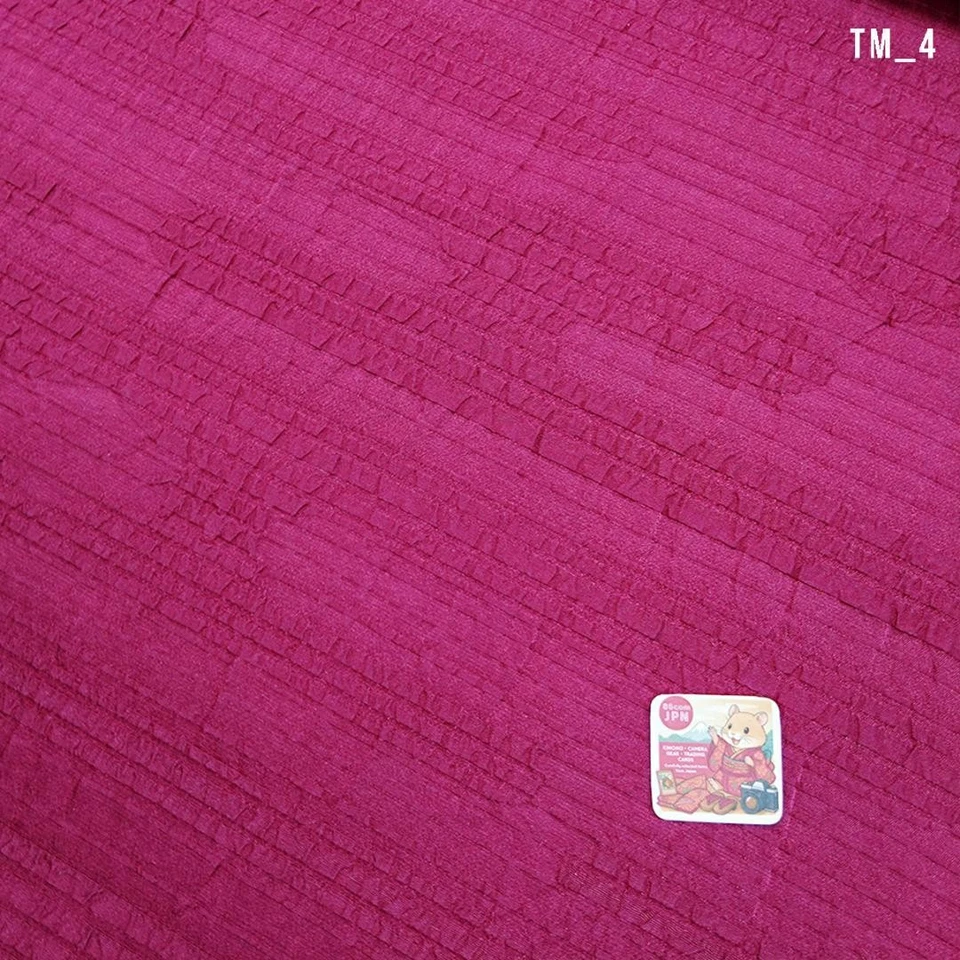 Tela Kimono Seda Color Enji Liso Shibo Un Rollo Perno Tamaño 36cm x 810cm Foto 3 de 3