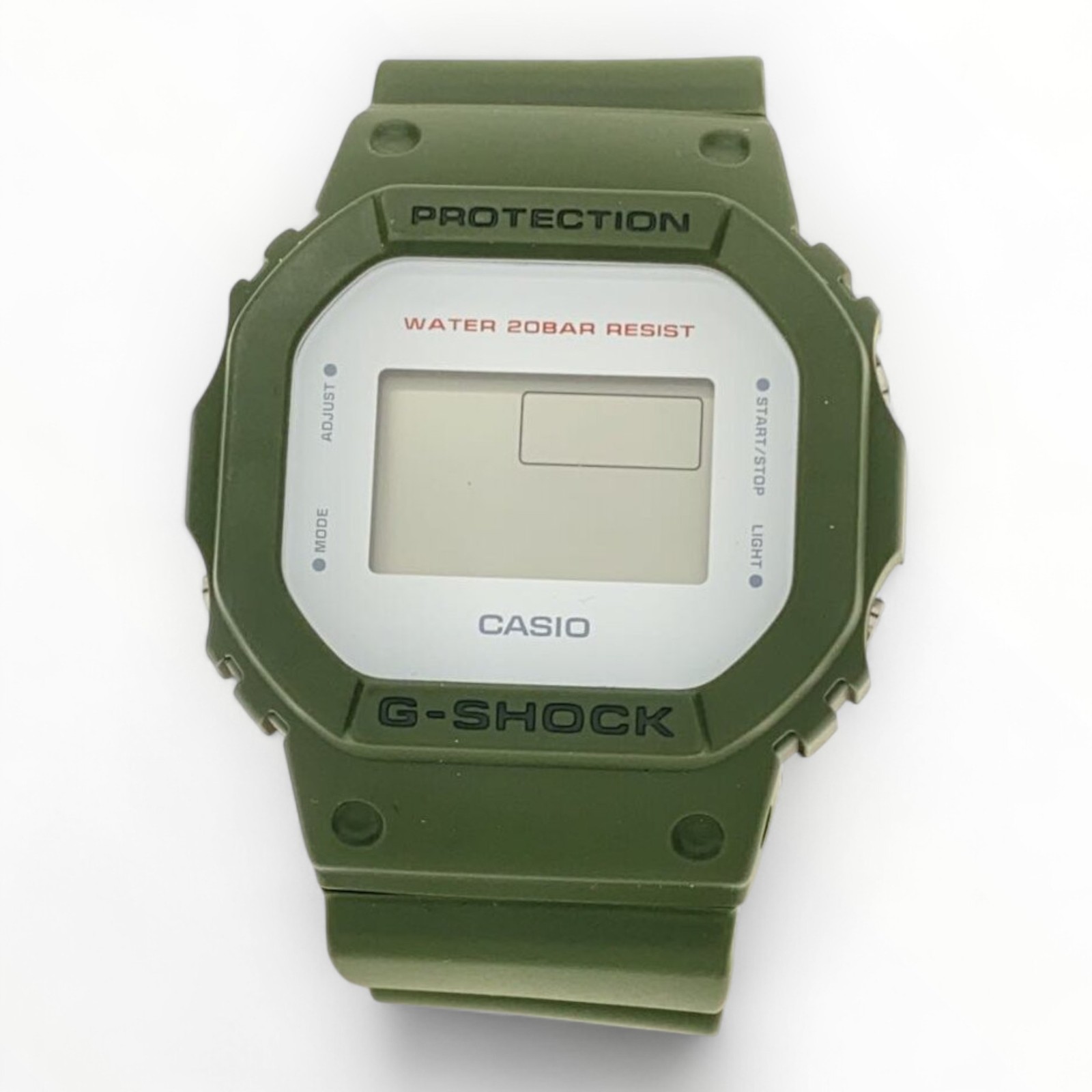 CASIO Digital Quartz Khaki Watch for Men 1.97