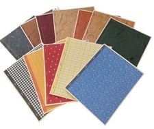 Mrs. Grossman's Scrapbook Symmetry Fashion Fabrics Papier Full Sheet Sticker Lot