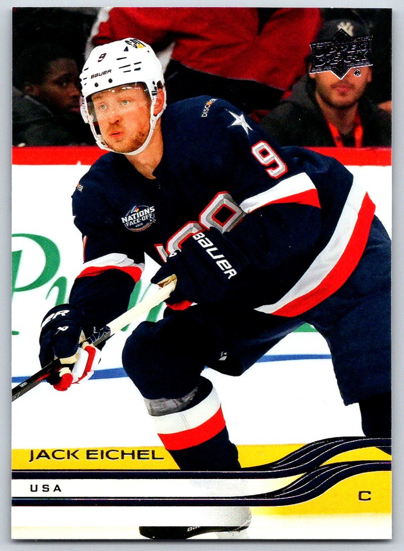 2025-26 Upper Deck Ext Series JACK EICHEL #696 USA 4 Nations Face Off