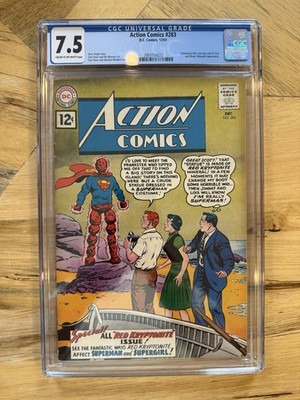 Action Comics #283 CGC 7.5 1961 1st app Sherlock Holmes. Superman Clark Kent