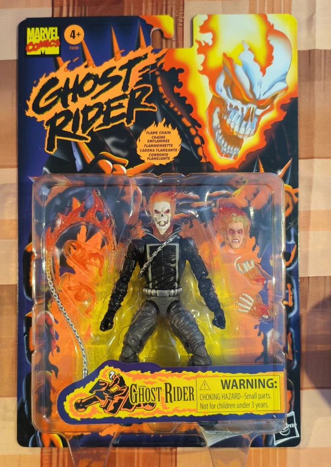Figurine Marvel Legends Retro: Ghost Rider - Neuf MISB - Photo 1/1