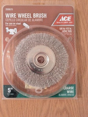 5'' Coarse Wire Wheel Brush Ace Hardware Part #2099679