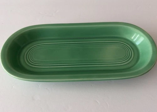 Fiesta Green UTILITY  BREAD TRAY Homer Laughlin Fiestaware vintage 1937-1969