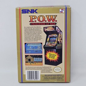 P.O.V. Prisoners Of War 1989 Nintendo NES Box And Insert Only Vintage