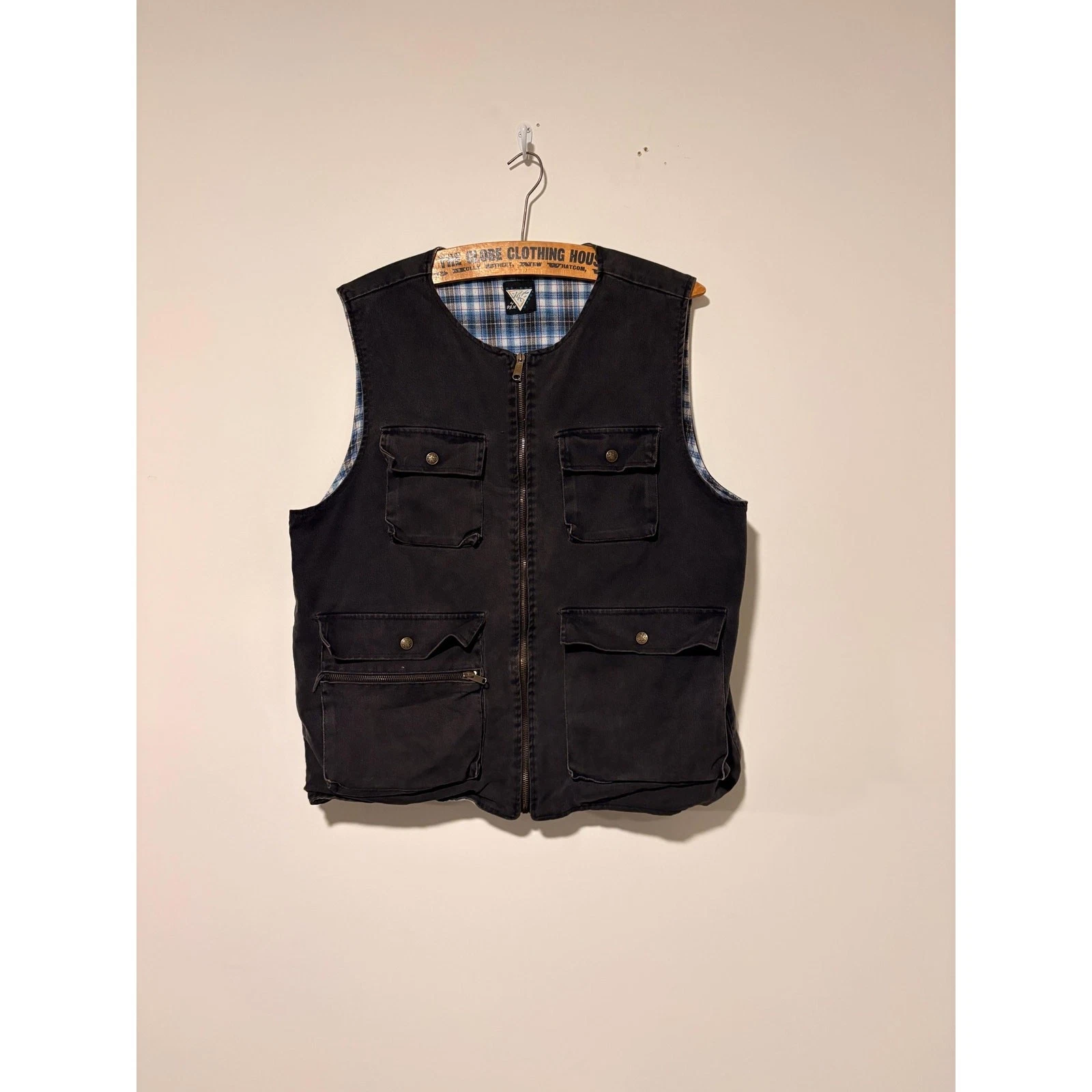 vintage Be Bop Baggy cameraman fishing cotton vest 541518