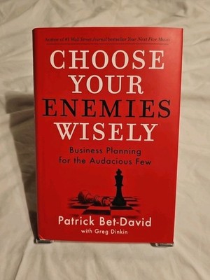 Choose Your Enemies Wisely signed Patrick Bet-David Autographed LIMITED Ed.