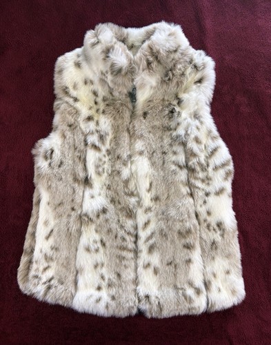 Gilet En Fausse Fourrure Fuda Taille L Femme - Occasion Très Bon état, Style Décontracté