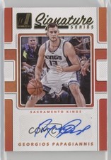 2017-18 Panini Donruss Signature Series Gold 4/10 Georgios Papagiannis Auto 0q0