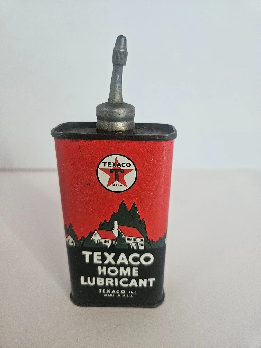 Texaco Home Lubricant In Collectible Gas & Oil Advertising Cans