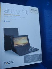 ZAGG Folio Case Hinged with Bluetooth Keyboard Android Tablets 7 in Auto Fit New