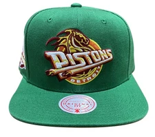 Men's Mitchell & Ness Green NBA Detroit Pistons Like Mike HWC Snapback - OSFA
