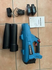 Akku Laubbläser MAWRON WB400 21V + 2x 18V 3000mAh Akkus + Ladegerät Set