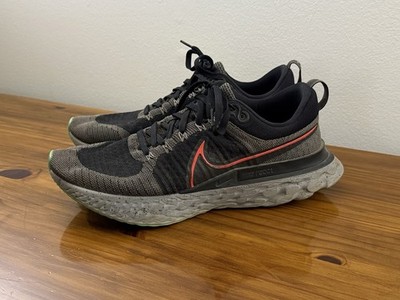 Nike Infinity Run Flyknit 2 Shoes (2021) Men's US Size 13 Black Red CT2357-200