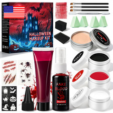 Halloween Special Effects SFX Zombie Clown Makeup Kit for Adults