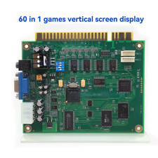 Urct 19-In 1 60 in 1 Game Pcb Board Motherboard for Video Jamma Cocktail Trackba
